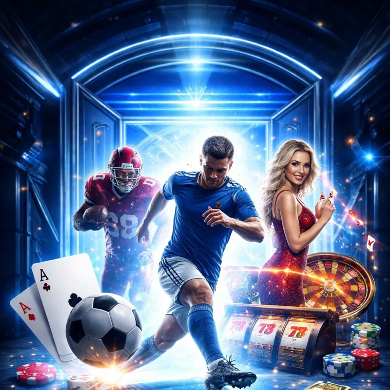 Collection of diverse casino game icons